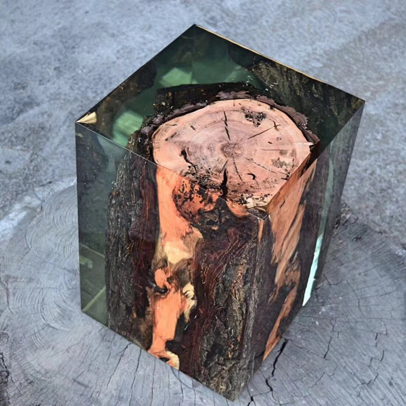 浇注环氧树脂胶工艺品水晶胶树脂河流桌ab胶木墩灌注树脂