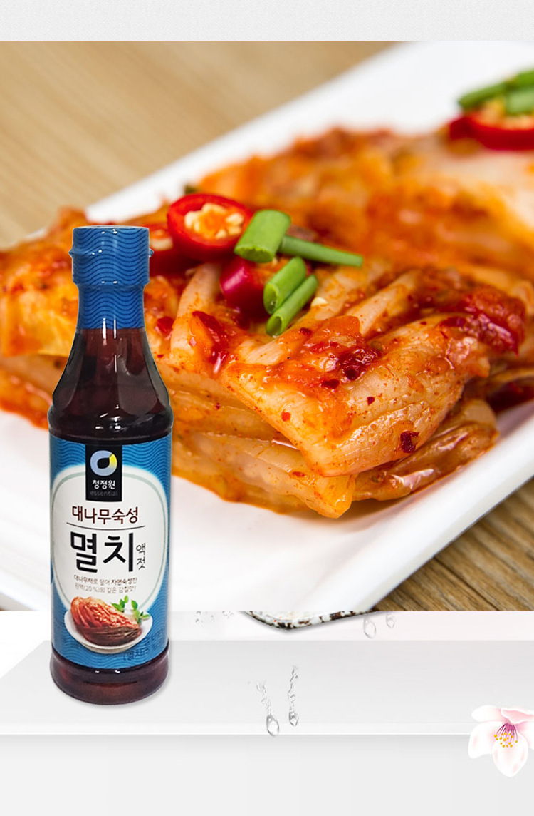 整箱清净园鱼露韩国调味露24瓶韩式料凉拌调味调料泡菜银鱼露