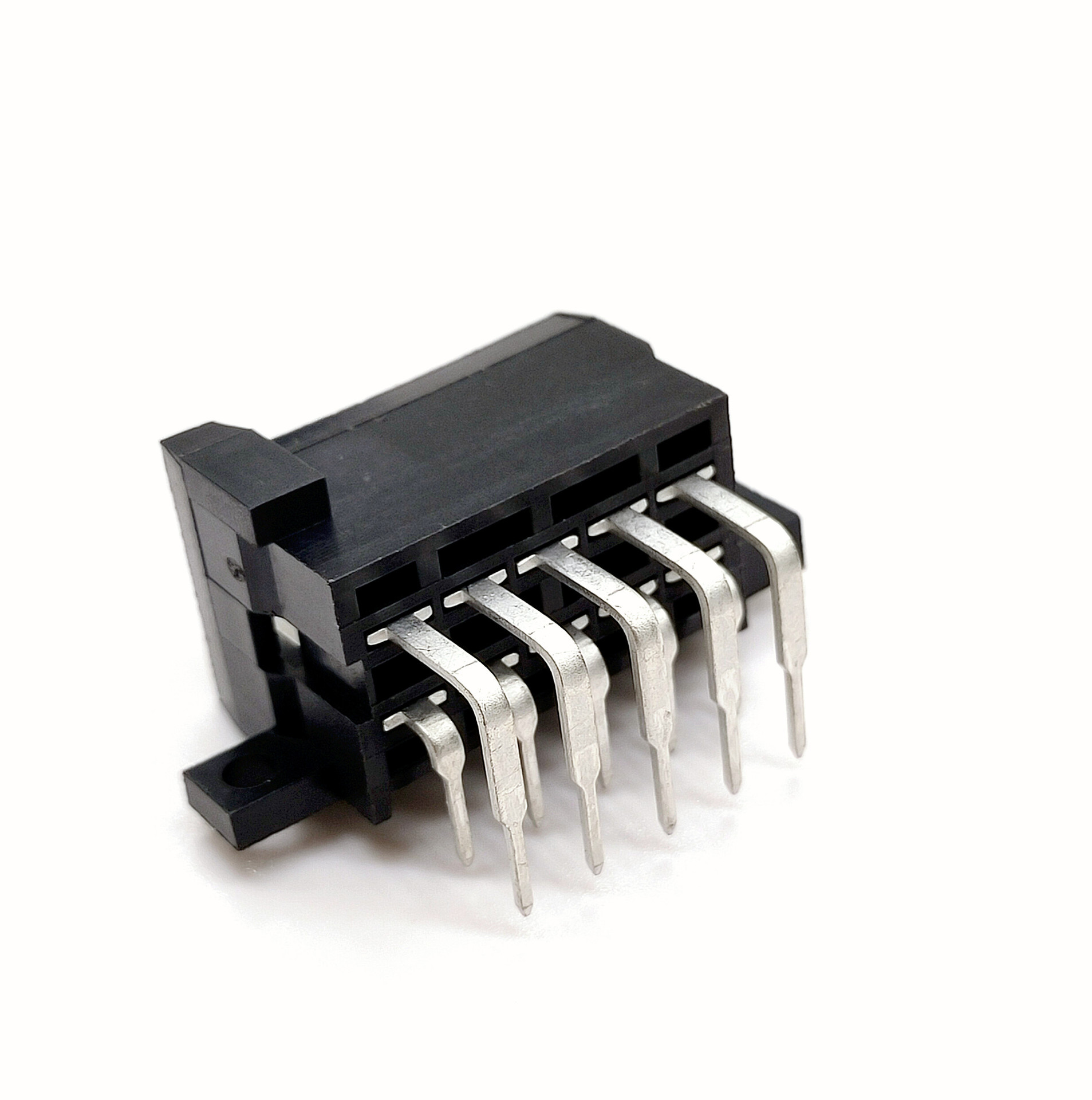 汽车连接器10孔pcb板端接插件828801-4焊接连接器