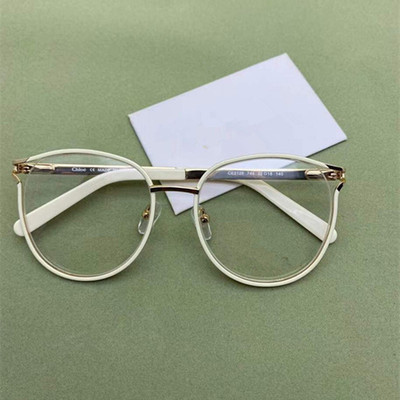 小红书网红素颜猫眼镜框女复古圆脸ce2126配近视眼睛防辐射蓝光