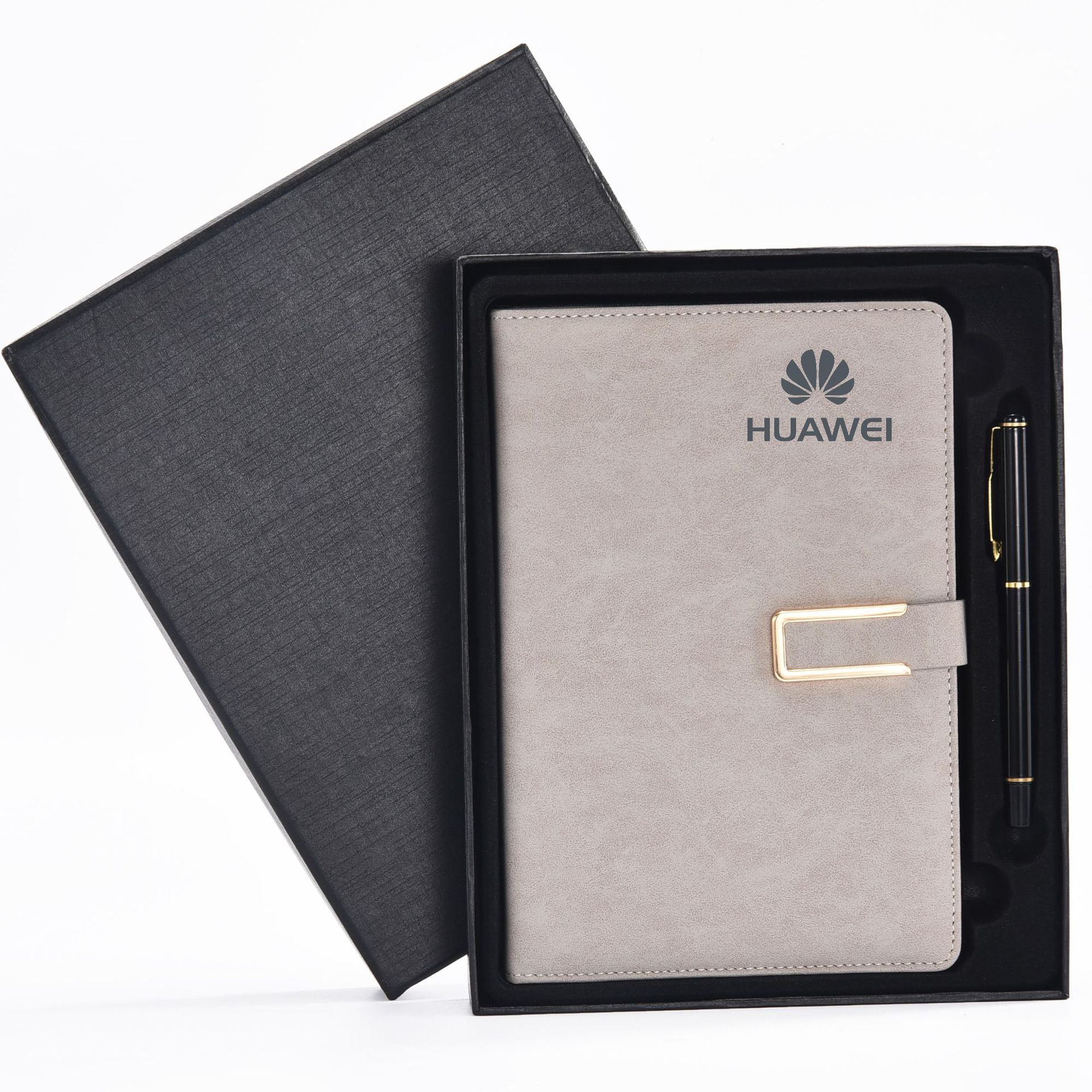 厂家批发文具pu广告商务礼品记事本定做笔记本套装定制logo彩印