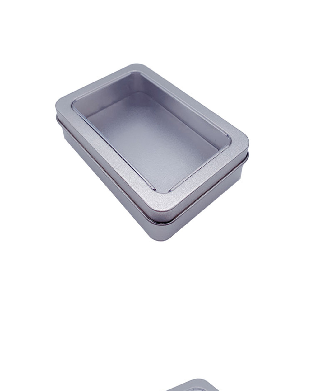 工厂定制方形收纳铁盒包装 手表铁盒小铁盒子107 70 35透明开窗盒