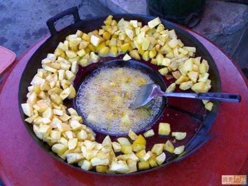 贵州小吃烙锅的锅炸土豆洋芋凹底平底生铁罗锅电磁炉家商可用