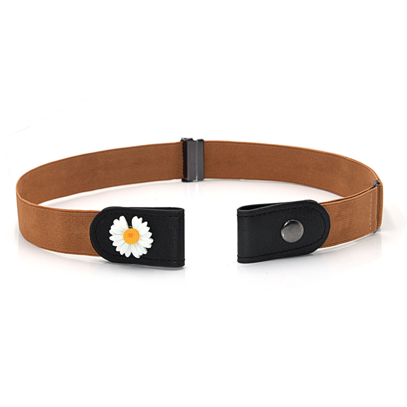 日系隐形腰带女懒人无痕牛仔裤皮带男弹力松紧免打孔权志龙同款带