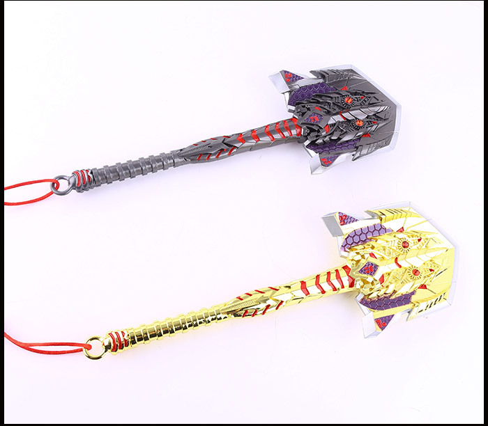 游戏周边英雄级兵器大号擎天铲30cm王者之击合金武器模型一件代发