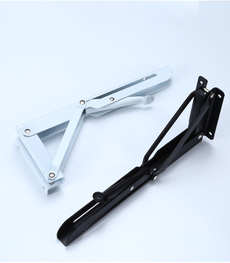 正比利支架墙上可折叠三角置物架弹簧三折f型折叠支架三角支架k型