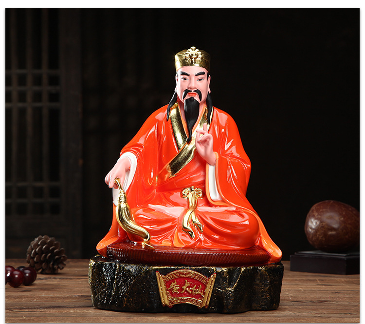 黄大仙摆件家用供奉寺庙使用素养真人黄初平树脂神像镇宅12寸16寸