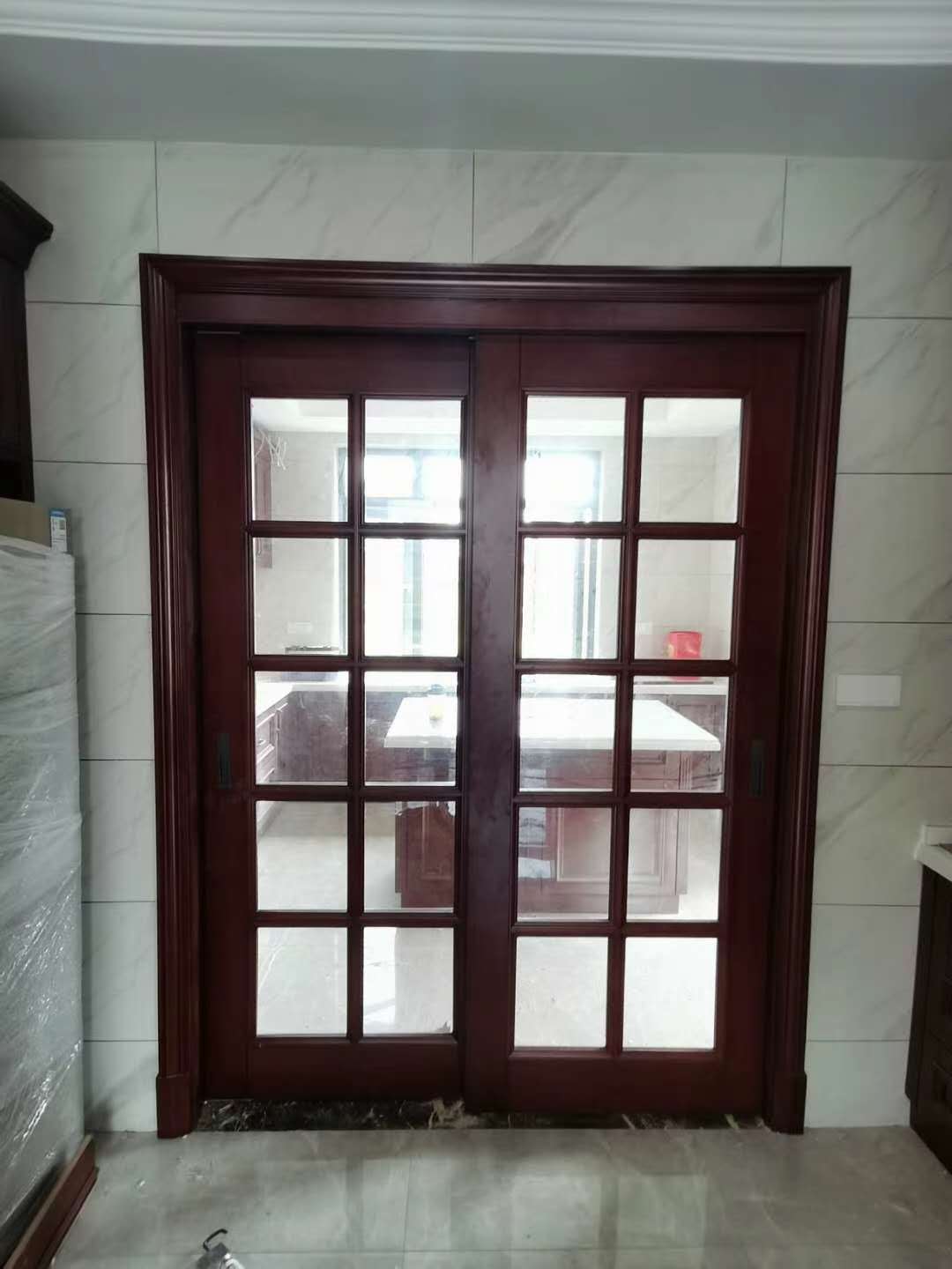 镂空玻璃批发 卧室家用 厨卫玻璃移门实木复合套装门