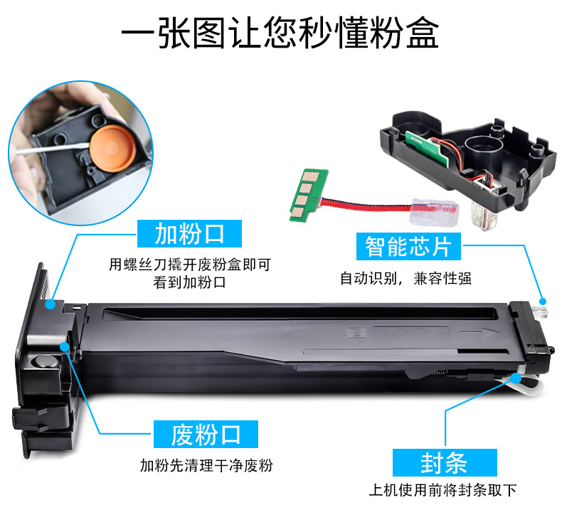 适用惠普w1333a粉盒m437nda m437n mfp m439nda一体机333a墨粉盒