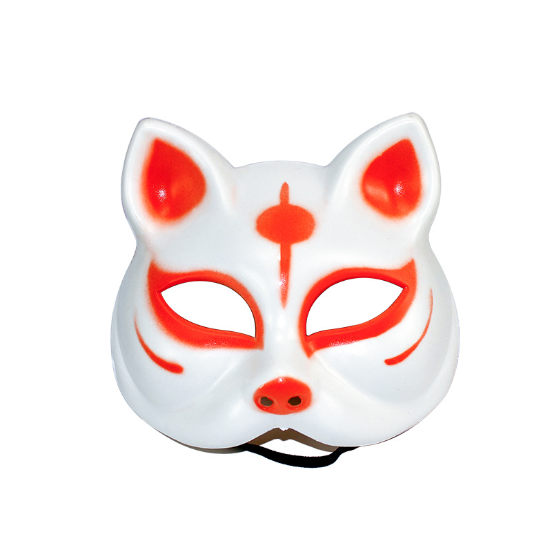 厂家直销半脸猫狐狸面具网红款万圣节小狐仙cosplay舞会道具