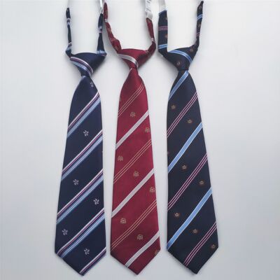 jk制服卡扣领带 dk日系学院风 百搭皇冠情侣款校服衬衫配饰