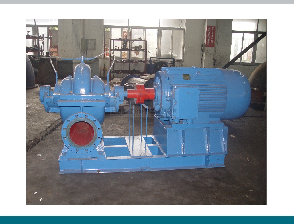 0成交0台上海连成两级双吸水泵slow300-710卧式大型双吸中开蜗壳离心