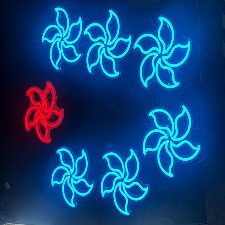 网红led霓虹灯定制招牌软管门头发光图案造型灯带12v 七彩字母灯