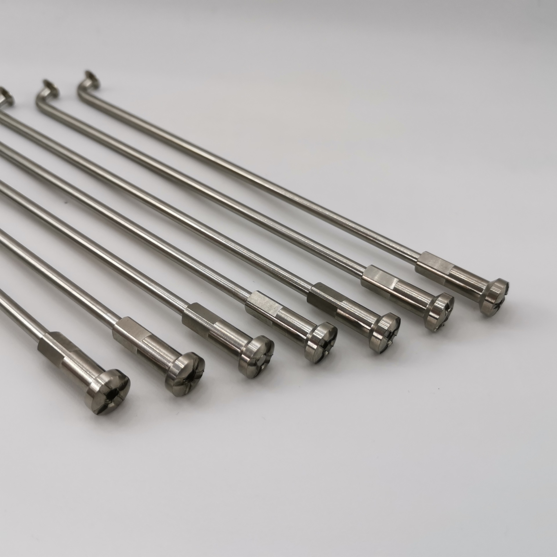 tc4钛合金辐条弯头直拉自行车辐条 公路山地自行车钛辐条 彩