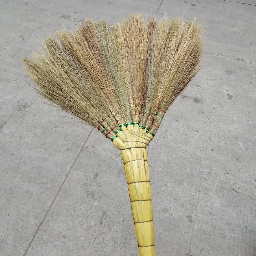 芒草扫把家务清洁用具软毛扫把10元家居日用百货地摊赶集环卫扫帚