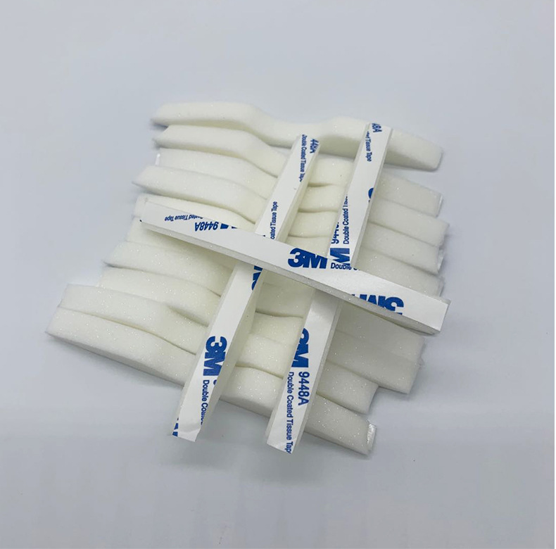 防雾鼻梁条口罩配件海绵条记忆海绵条卷材条口罩定型鼻梁