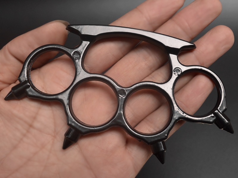 合法防身武器尖指环手扣拳扣防卫武器环虎指虎拳环套铁四指手撑子