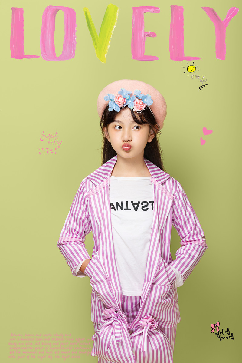 新款儿童摄影服装韩版影楼大童10-12岁男女孩拍照服写真潮童服装