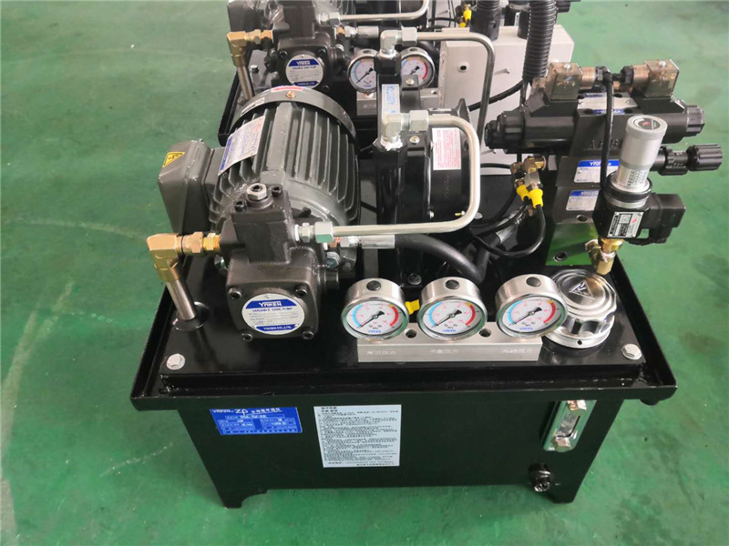 高低压组合液压系统小型升降平台接木机液压系统牛奶包装机