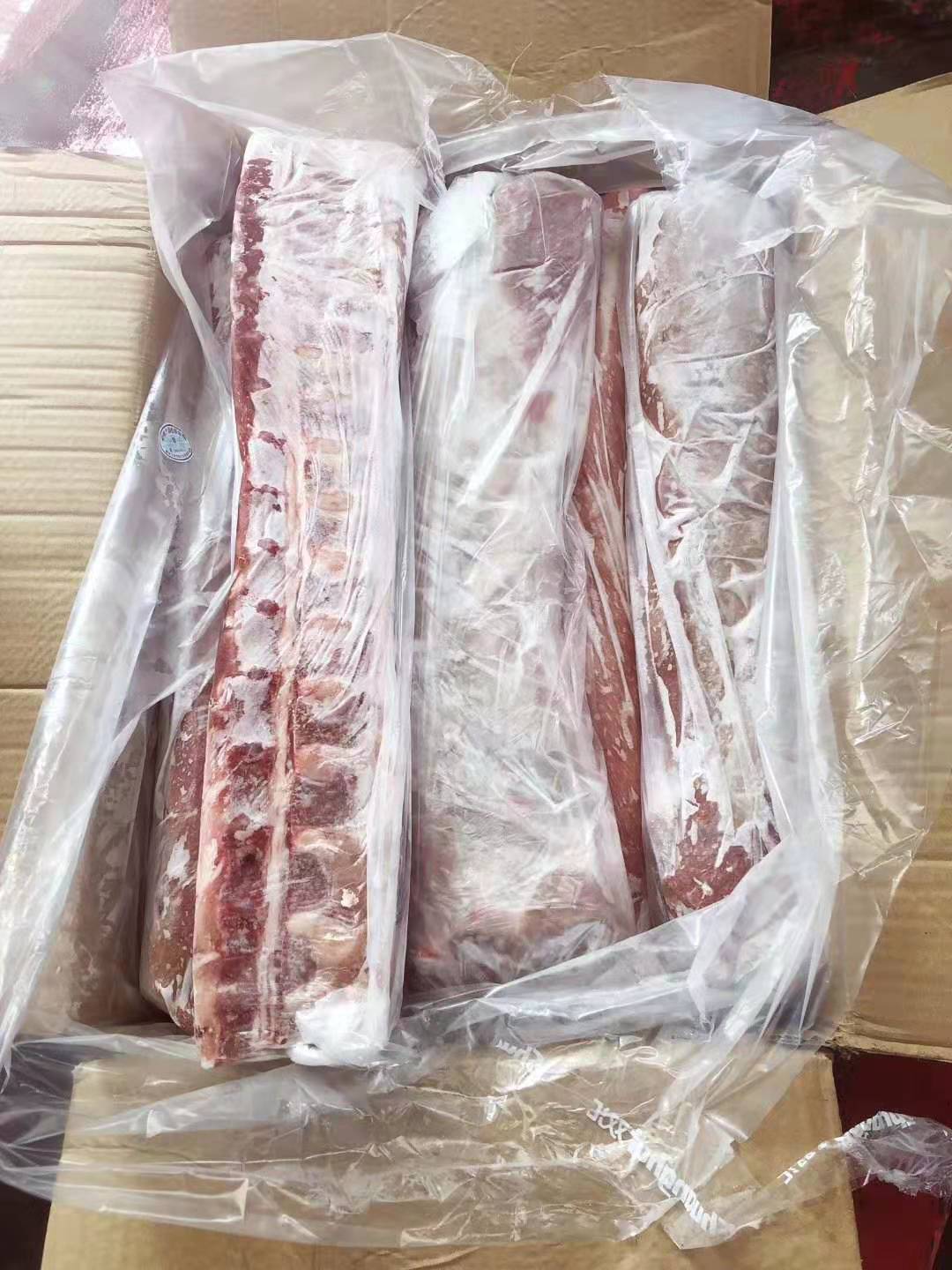 无腌带骨猪扒猪排t骨大排片25kg/件4-6条西餐茶餐厅省内可切