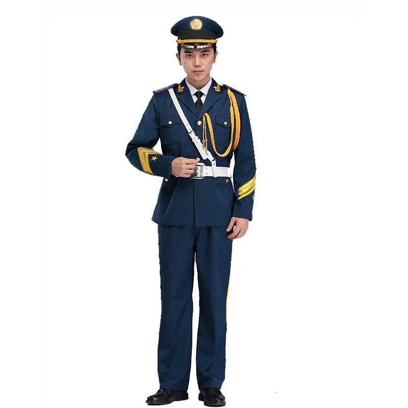 鼓装礼服国旗班升旗手服装乐鼓乐队演出服中学仪仗队成人男女套装