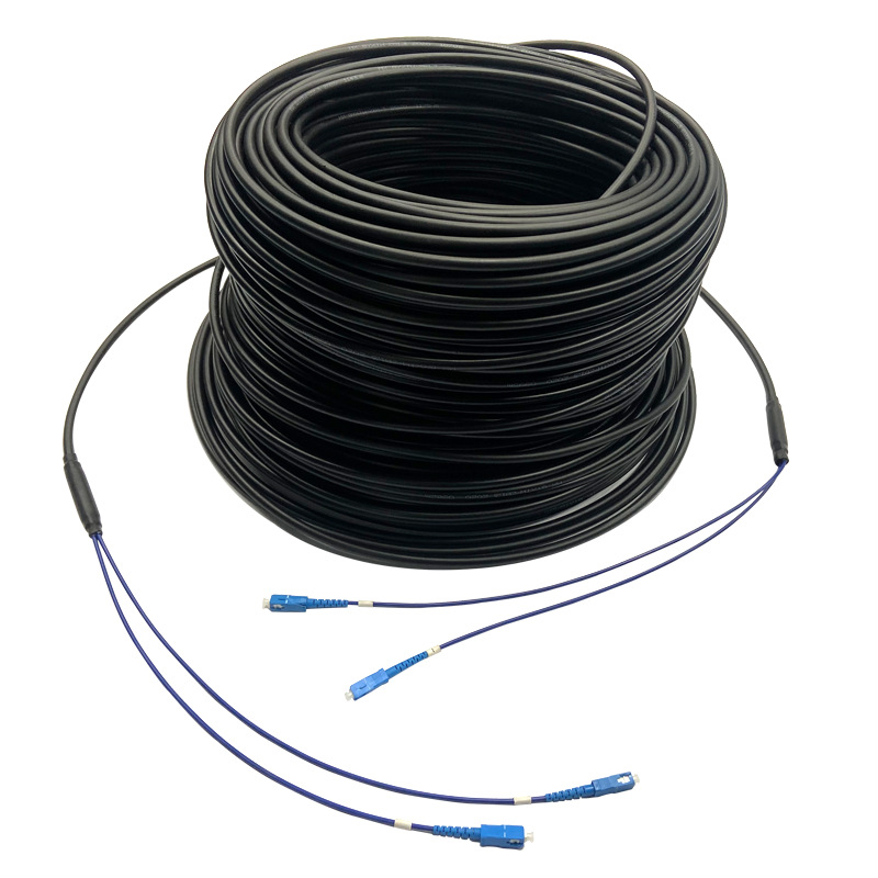 光缆厂家成品铠装光缆免熔接光纤线 2芯-144芯室外预制光缆