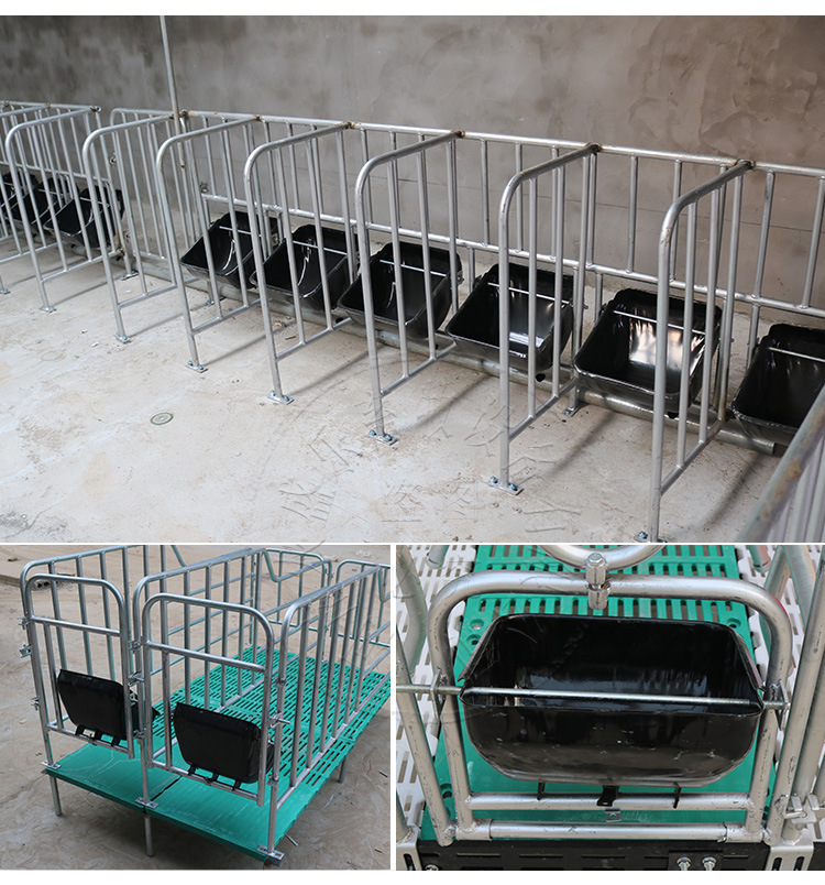 厂家直销批发钢板材质母猪食槽料槽产床母猪大猪使用大号现货优惠