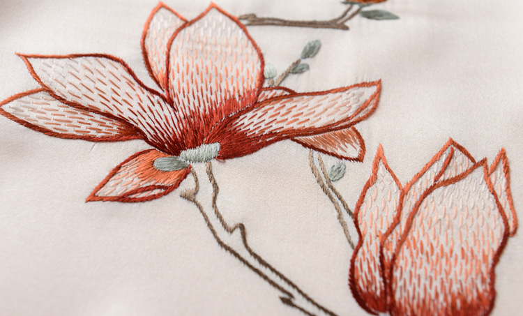 苏州丝绸刺绣围巾手工刺绣旗袍披肩中国风苏绣丝巾桑蚕丝节日礼品