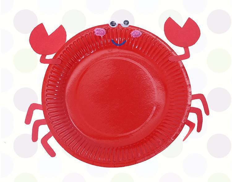 幼儿园彩色纸盘绘画美术 一次性纸盘手工材料装饰盘蛋糕盘