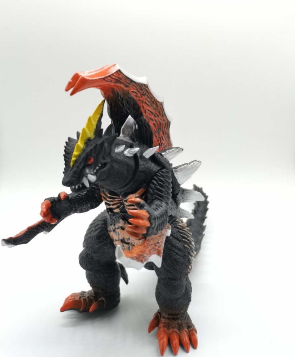 哥斯拉怪兽 持剑迪玛伽 豪华版怪兽系列大软胶可动人偶模型手办