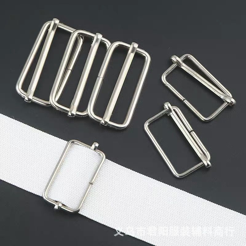 厂家直销金属拉心扣 拉芯扣 2.5cm铁三档扣 金属日字扣