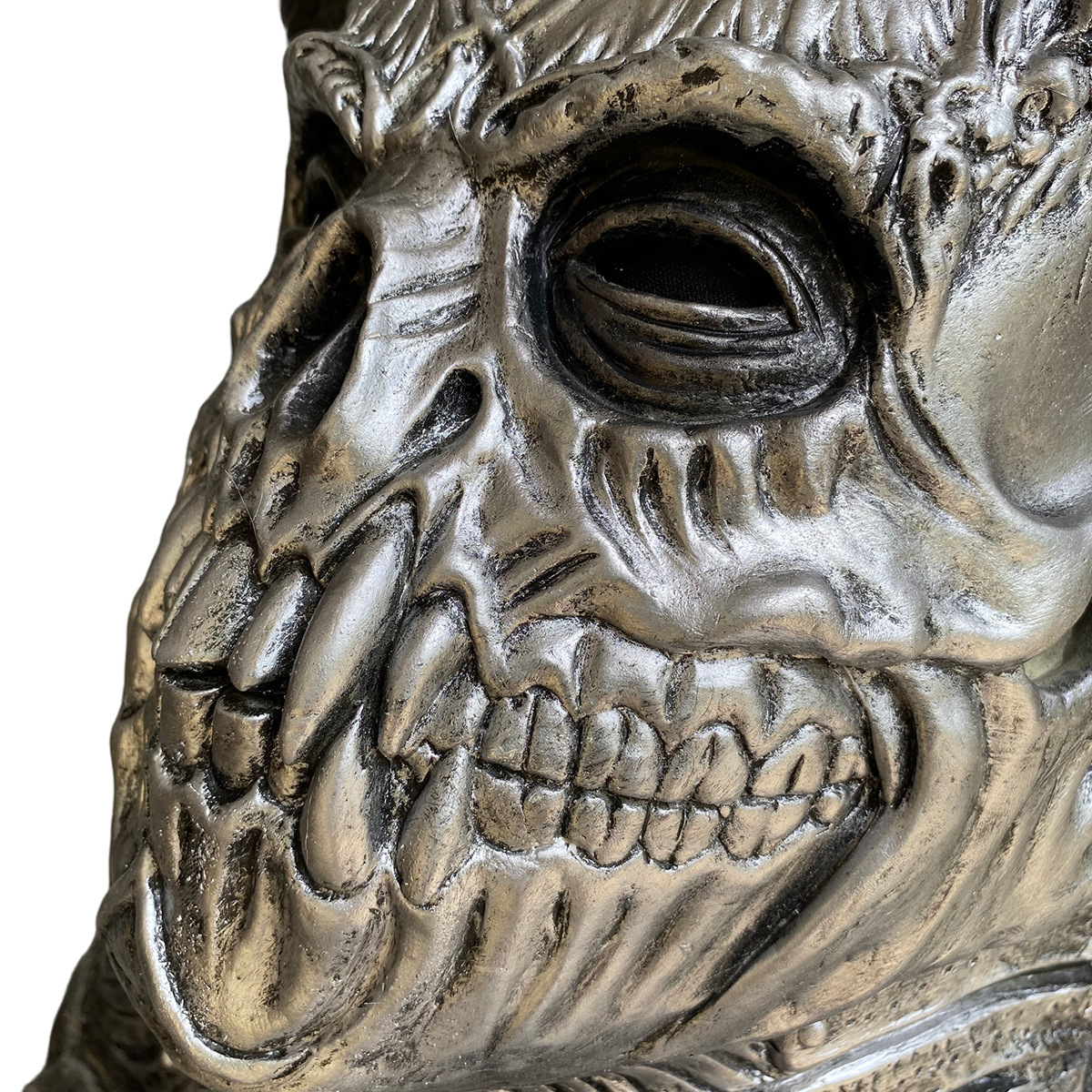 万圣节暗黑血统创世纪游戏周边面具恐怖骷髅羊角魔王乳胶面具头套