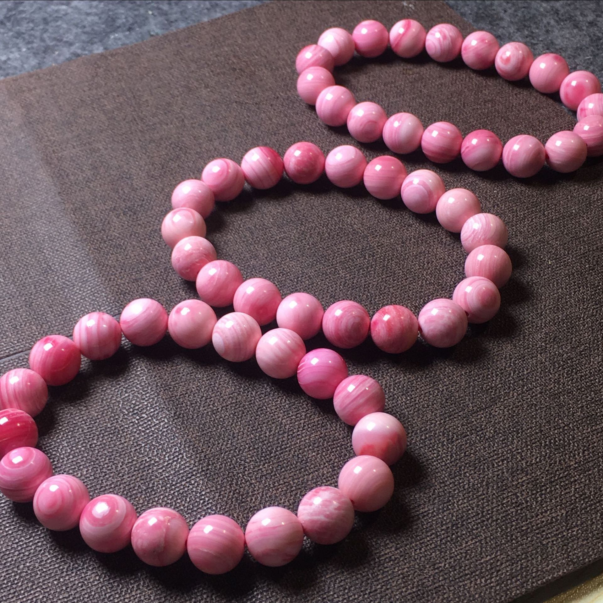 女王贝手链手串108 6/8/10mm胭脂螺手串