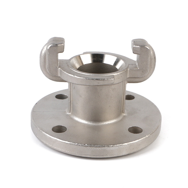 不锈钢羊角快速接头 铜垫圈 羊角法兰 焊接式羊角快速接头