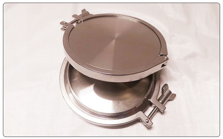 厂家直供304不锈钢盲板套装 快装盲板管件 接头盲板垫卡箍套装