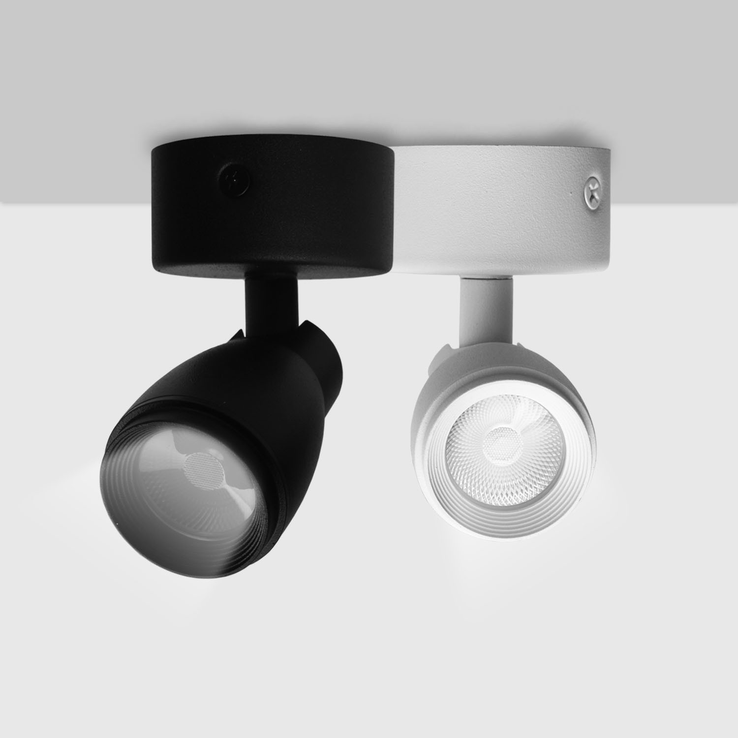 led小射灯吸顶安装单灯迷你轨道灯北欧明装客厅背景墙家用导轨灯