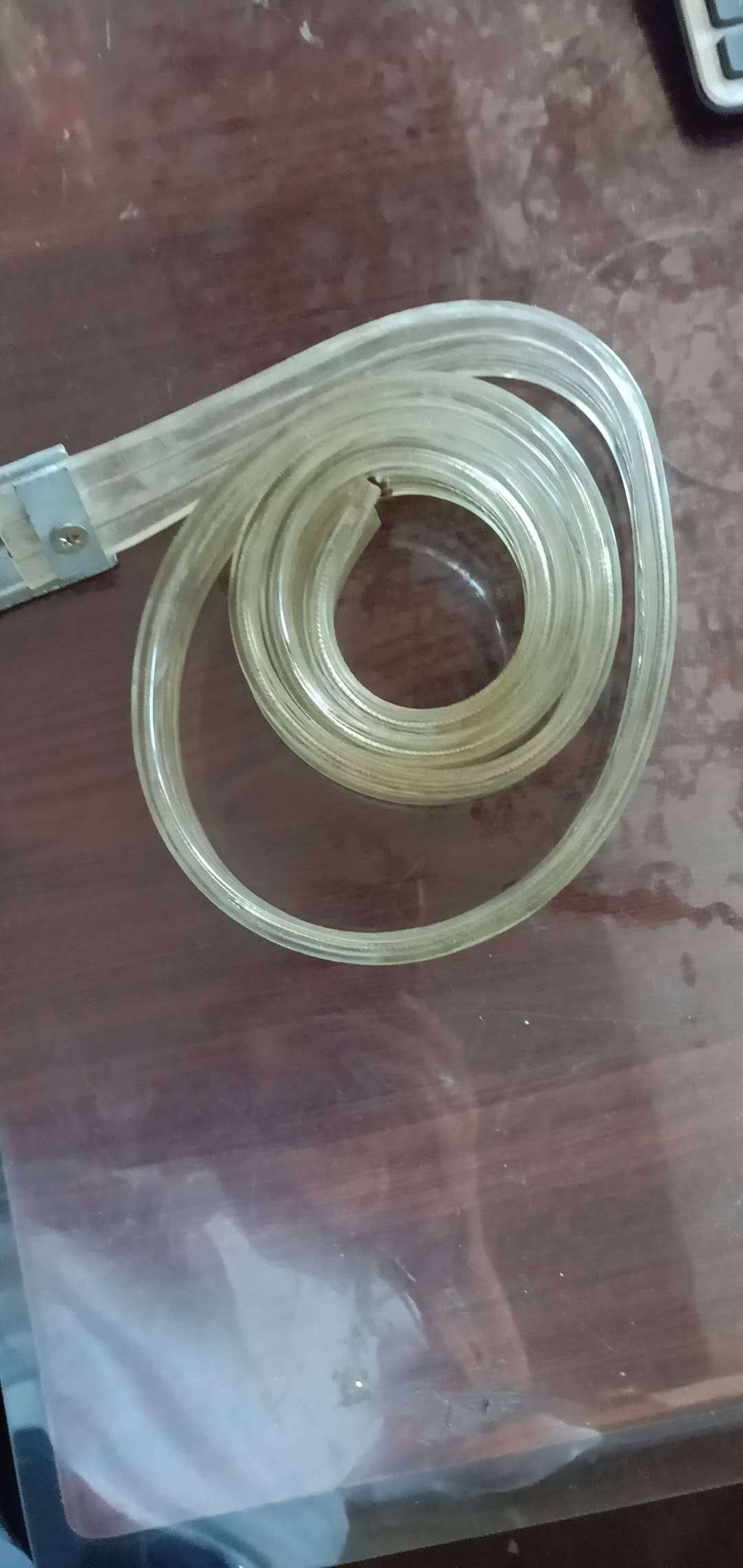 厂家直销硅胶导静电拖地带白色透明静电消除器优质铜丝静电接地条