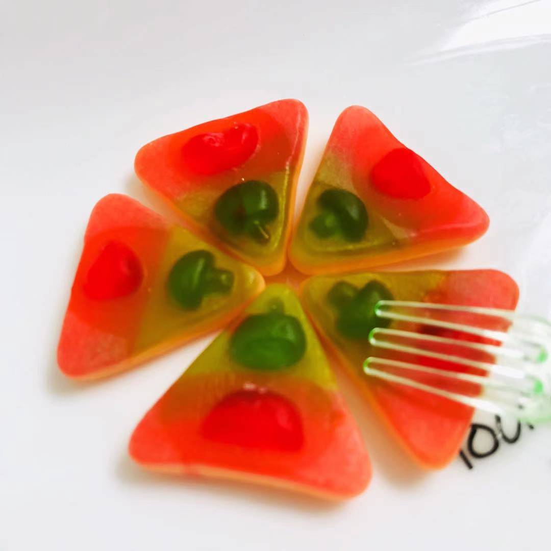 乐潮大比萨糖果综合口味橡皮糖80后经典怀旧小零食玩具糖果