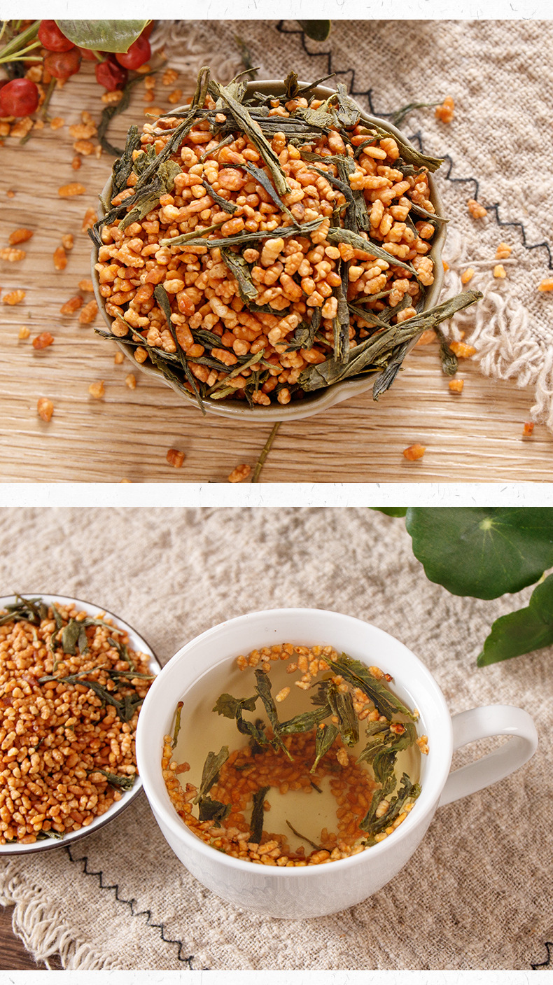 批发日式玄米茶 精选散装玄米绿茶酒店火锅店用茶 花草茶量大从优