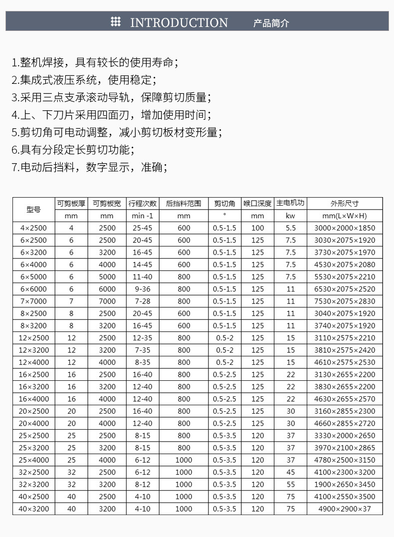 液压摆式剪板机 数控剪板机 不锈钢镀锌板裁板机金属剪切设备