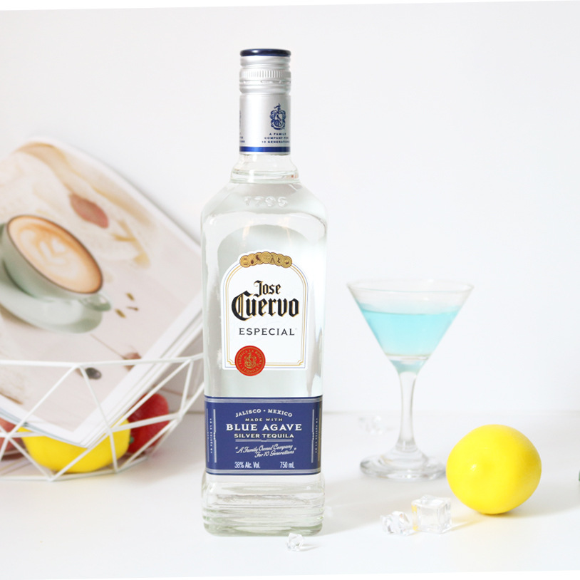 墨西哥豪帅银快活龙舌兰酒白金jose cuervo silver 特基拉tequila