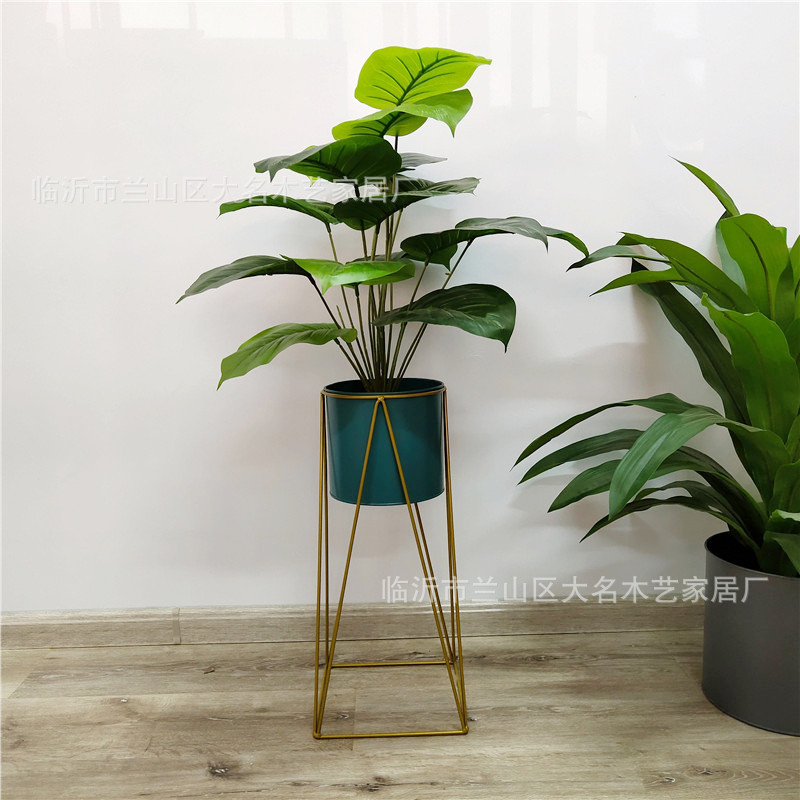 Factory Direct Sales Nordic Home Living Room Interior Green Radish Flower Stand Floor-Standing Outer Balcony Simple Modern Plant Shelf