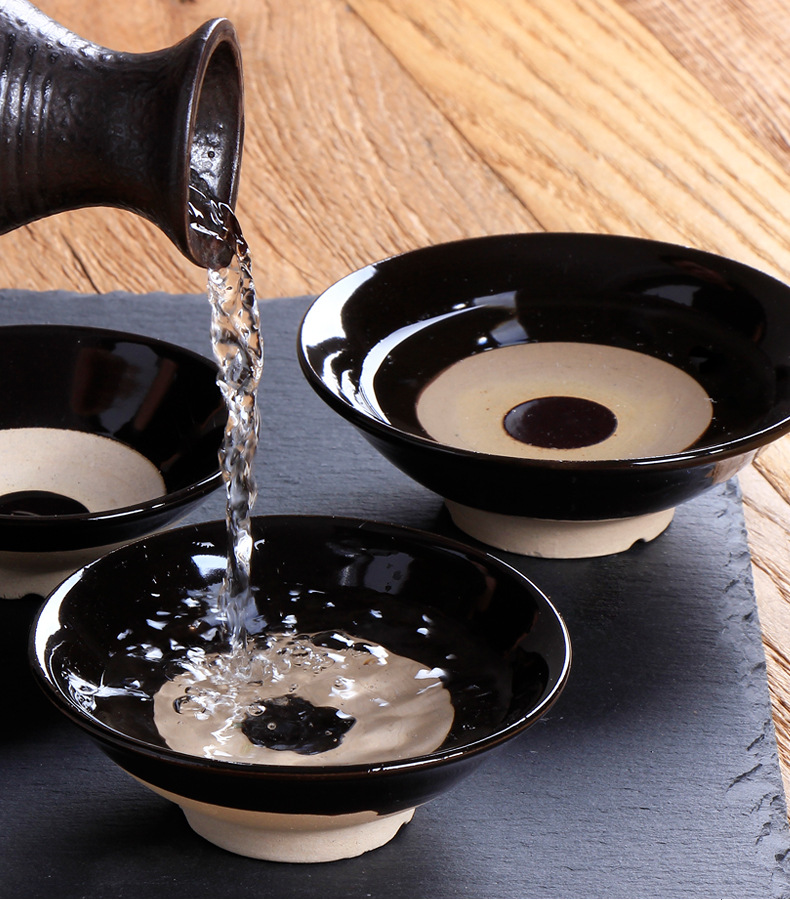 土碗仿古水浒碗摔酒碗特色道具碗酒店家用创意扣肉碗酒碗分酒碗