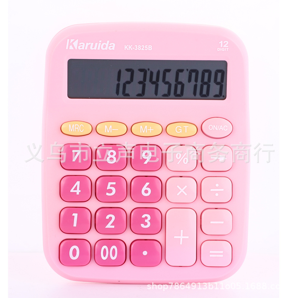 Supply Color Gift Calculator KK-3825B Classic Office Desktop Computer Logo Printing