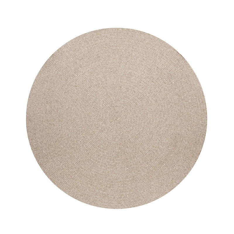 Plain Wool Carpet Living Room Coffee Table Sofa Cushion Solid Color round Oval Bedroom Bedside Blanket Nordic Simple Modern