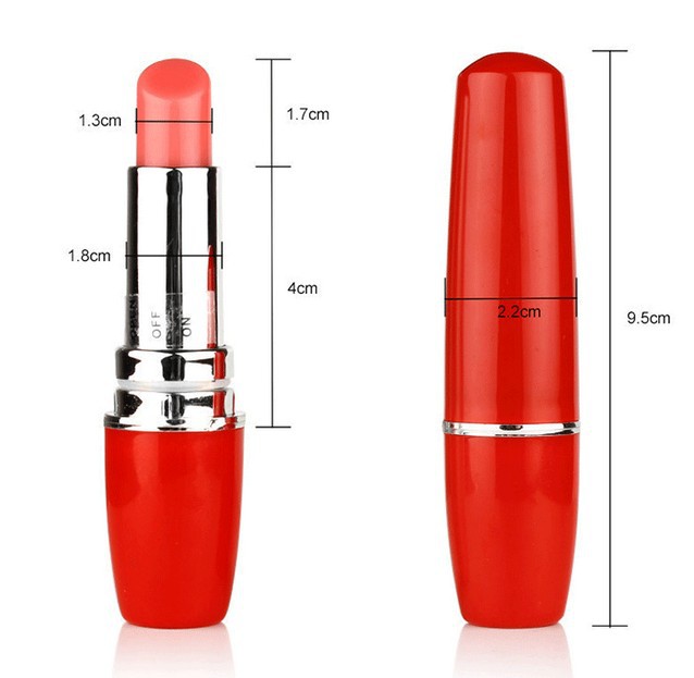 Rechargeable Lipstick Vibrator Fashion Lipstick Vibrating Spear Mini Compact Adult Sex Product Wholesale