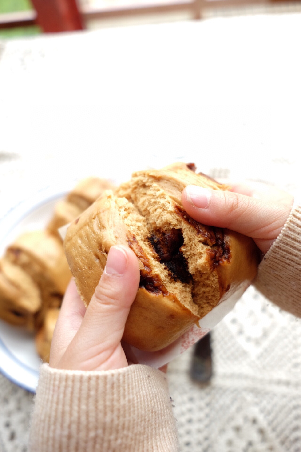 舒汇手撕红糖馒头4只*6袋网红速食方便营养早餐儿童馒头