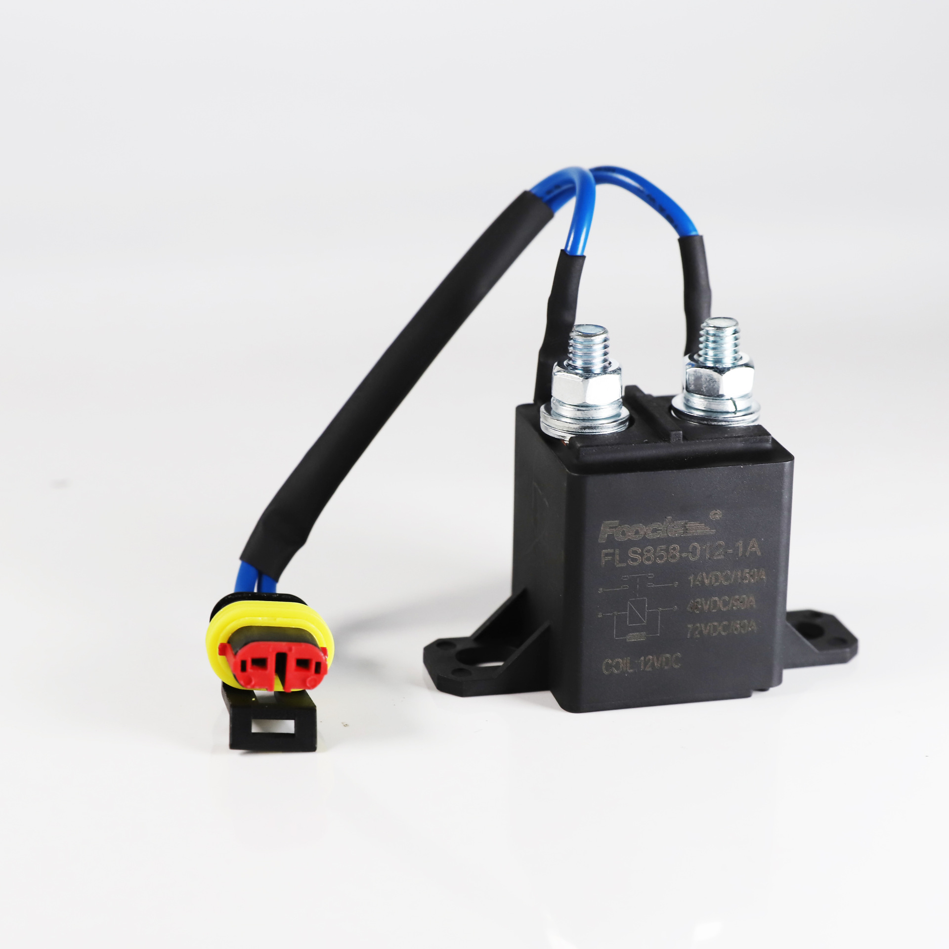 高压灭弧直流汽车继电器 12v控制48v 60v 72v100a大电流继电器