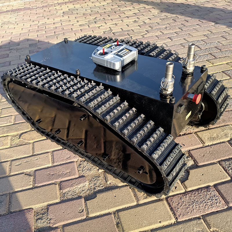 厂家定制电动履带底盘 行走机器人履带 小型遥控履带底盘