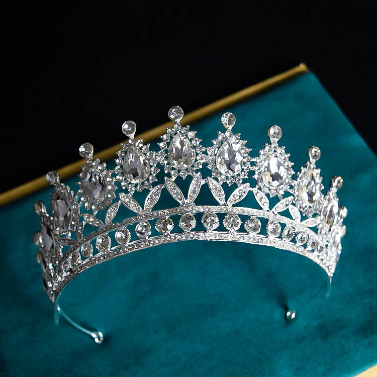 欧式大皇冠新娘头饰结婚饰品水钻发饰公主首饰婚纱婚庆配饰王冠